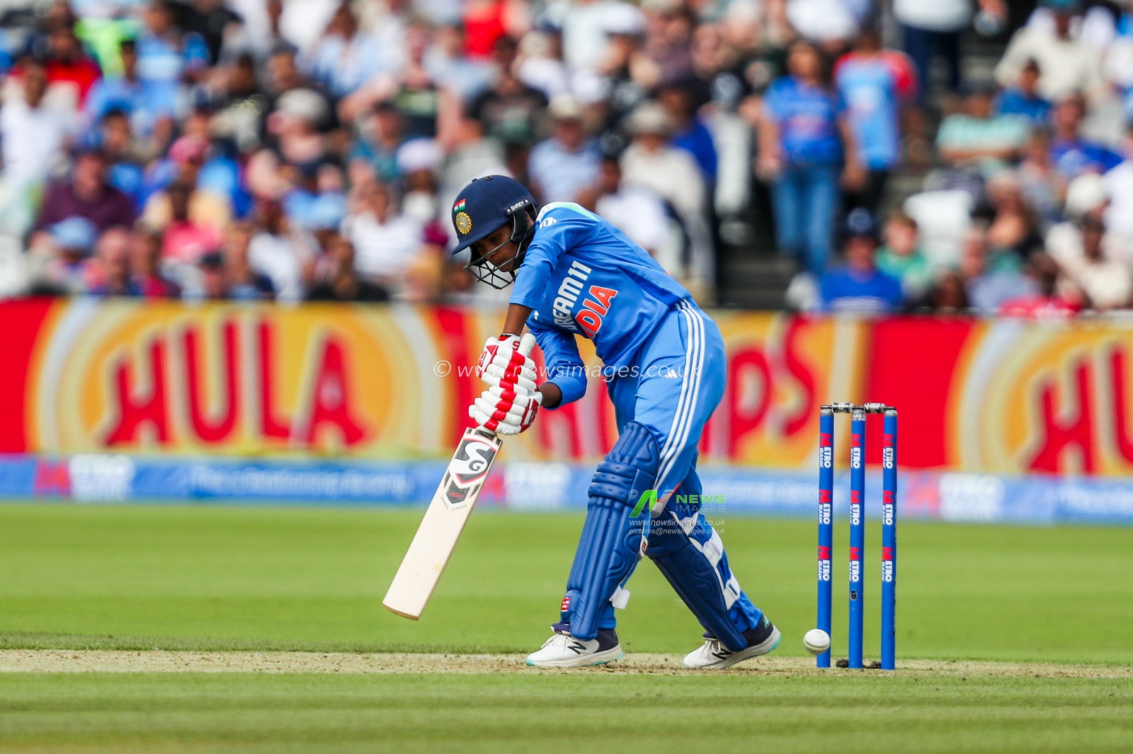 Kranti Gaud of India bats during the 2nd Metro Bank One Day International England Women v India Women at Lords, London, United Kingdom, 19th July 2025

(Photo by Izzy Poles/News Images)