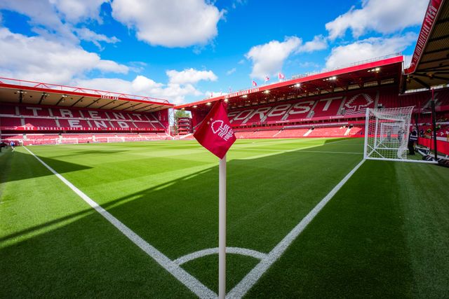 A general view of the pitch and stands during the Premier League match Nottingham Forest vs Tottenham Hotspur at City Ground, Nottingham, United Kingdom on 05 September 2026

(Photo by Maynard Manyowa/News Images)