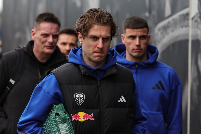 Joe Rodon of Leeds United arrives during the Premier League match Leeds United vs Arsenal at Elland Road, Leeds, United Kingdom, 31st January 2026

(Photo by Mark Cosgrove/News Images)