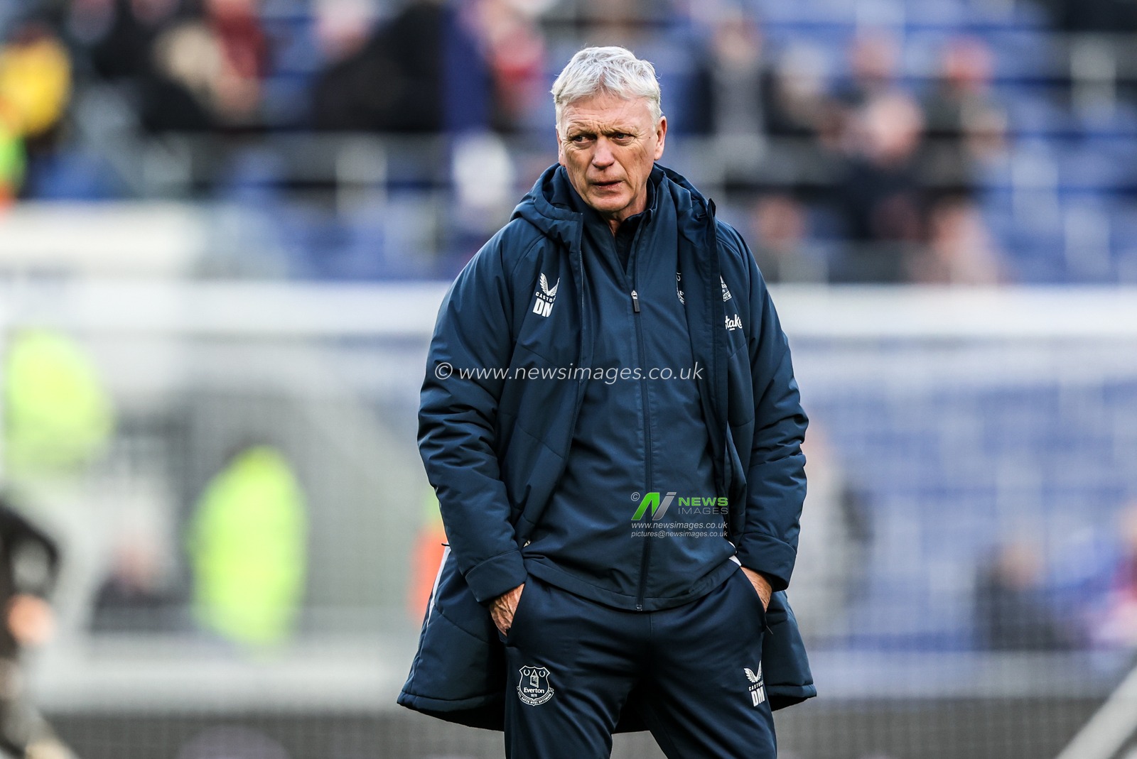 David Moyes manager of Everton in the pregame warmup session during the Emirates FA Cup Third Round match Everton vs Sunderland at Hill Dickinson Stadium, Liverpool, United Kingdom, 10th January 2026

(Photo by Alfie Cosgrove/News Images)
