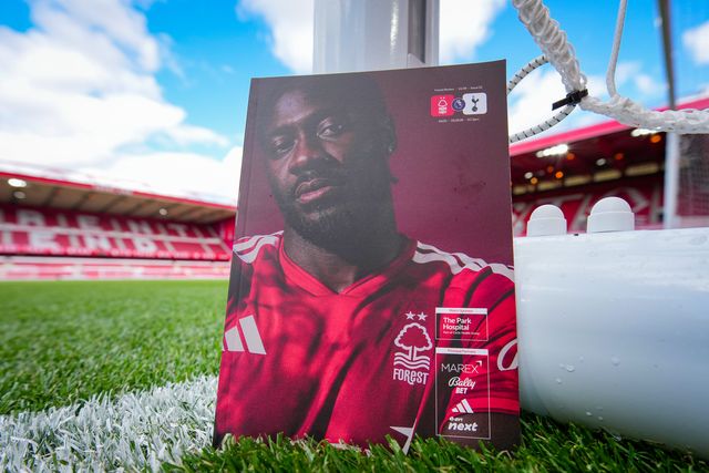 Ola Aina of Nottingham Forest in the match day program prior to kick offduring the Premier League match Nottingham Forest vs Tottenham Hotspur at City Ground, Nottingham, United Kingdom on 05 September 2026

(Photo by Maynard Manyowa/News Images)