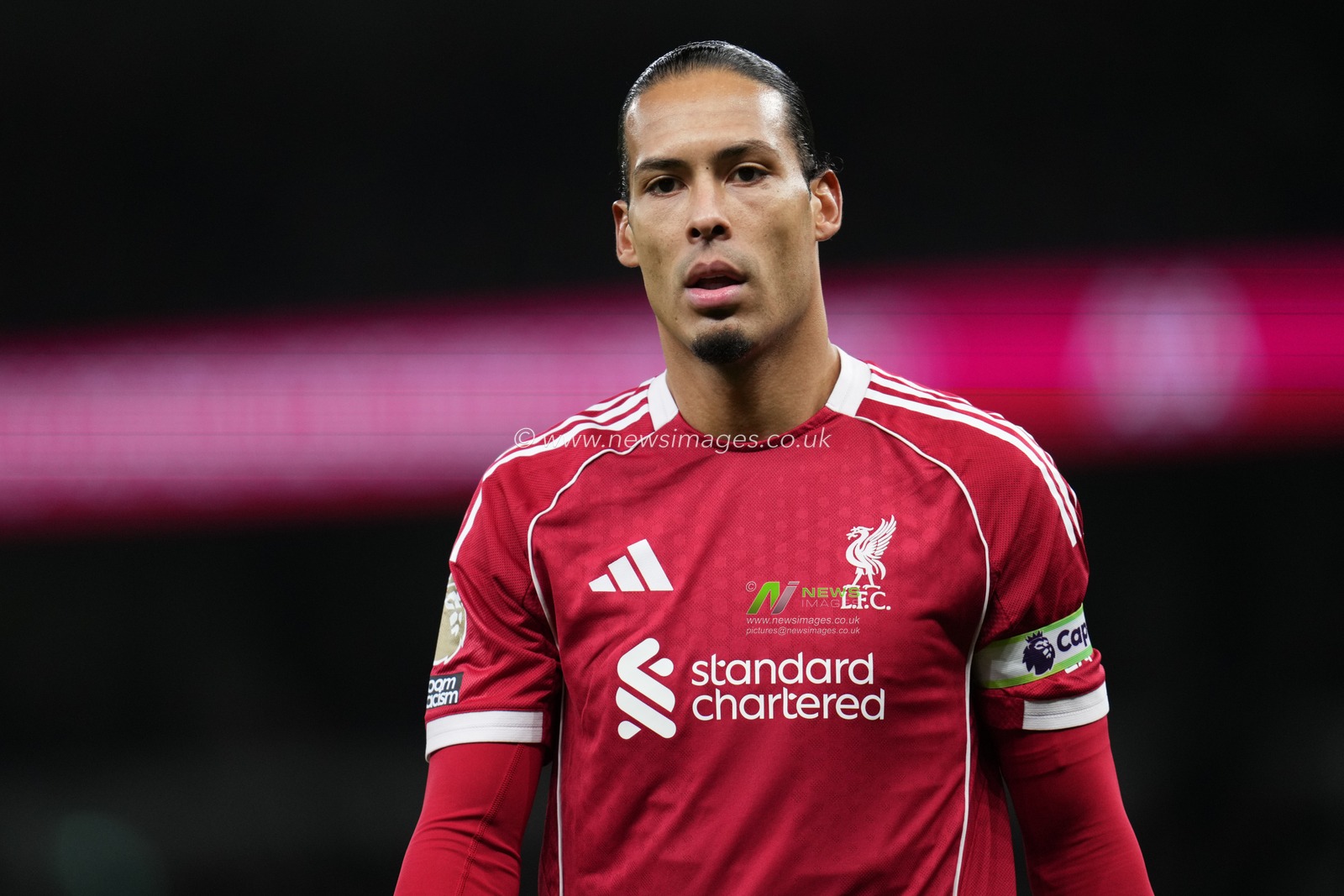 Virgil van Dijk of Liverpool during the Premier League match Tottenham Hotspur vs Liverpool at Tottenham Hotspur Stadium, London, United Kingdom, 20th December 2025

(Photo by Harvey Murphy/News Images)

*** GER AUT SUI OUT ***