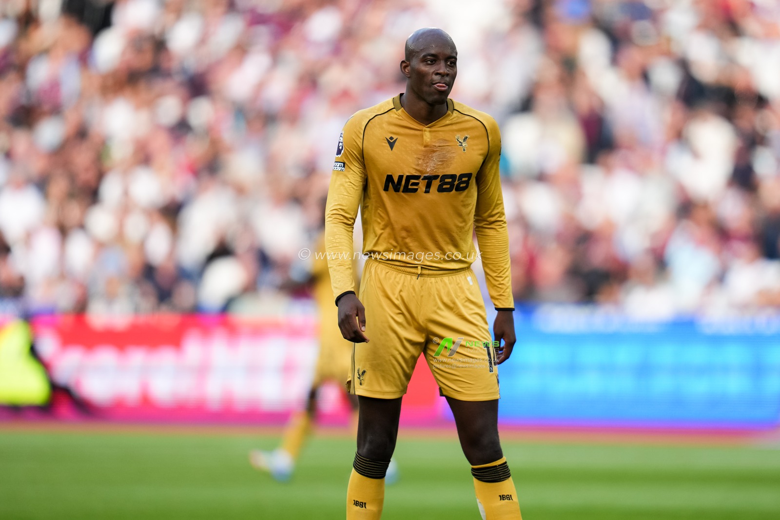 Jean-Philippe Mateta of Crystal Palace during the Premier League match West Ham United vs Crystal Palace at London Stadium, London, United Kingdom, 20th September 2025

(Photo by Harvey Murphy/News Images)