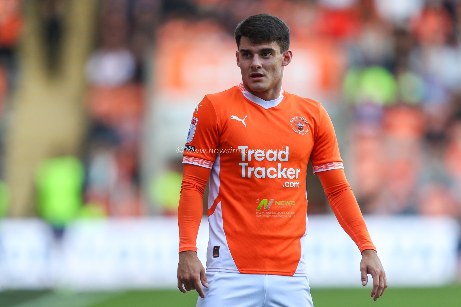 Rob Apter of Blackpool during the Sky Bet League 1 match Blackpool vs Exeter City at Bloomfield Road, Blackpool, United Kingdom, 14th September 2024

(Photo by Gareth Evans/News Images)