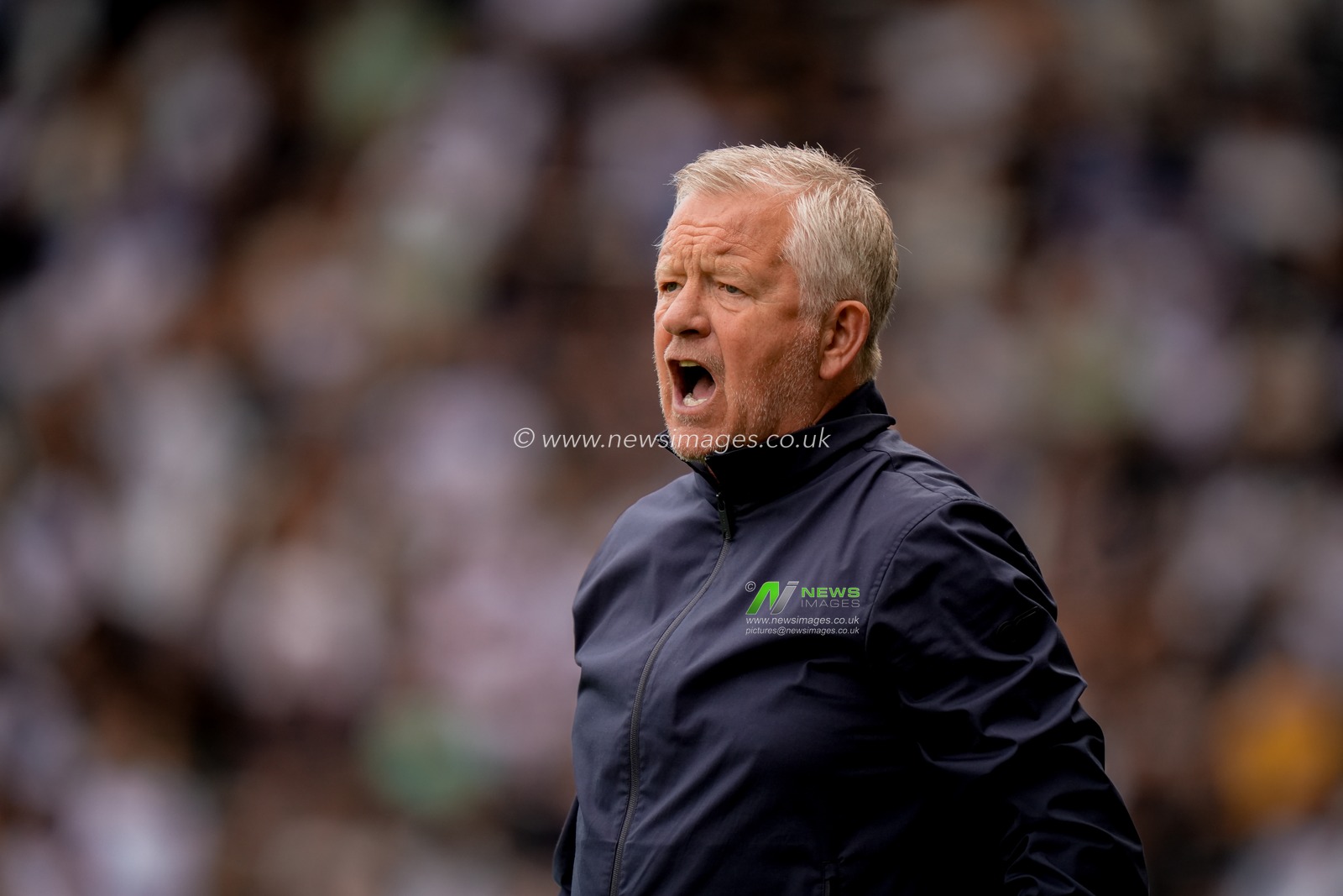 Chris Wilder manager of Sheffield United looks on and gives his team instructions during the Sky Bet Championship match Derby County vs Sheffield United at Pride Park Stadium, Derby, United Kingdom on 02 May 2026

(Photo by Maynard Manyowa/News Images)
