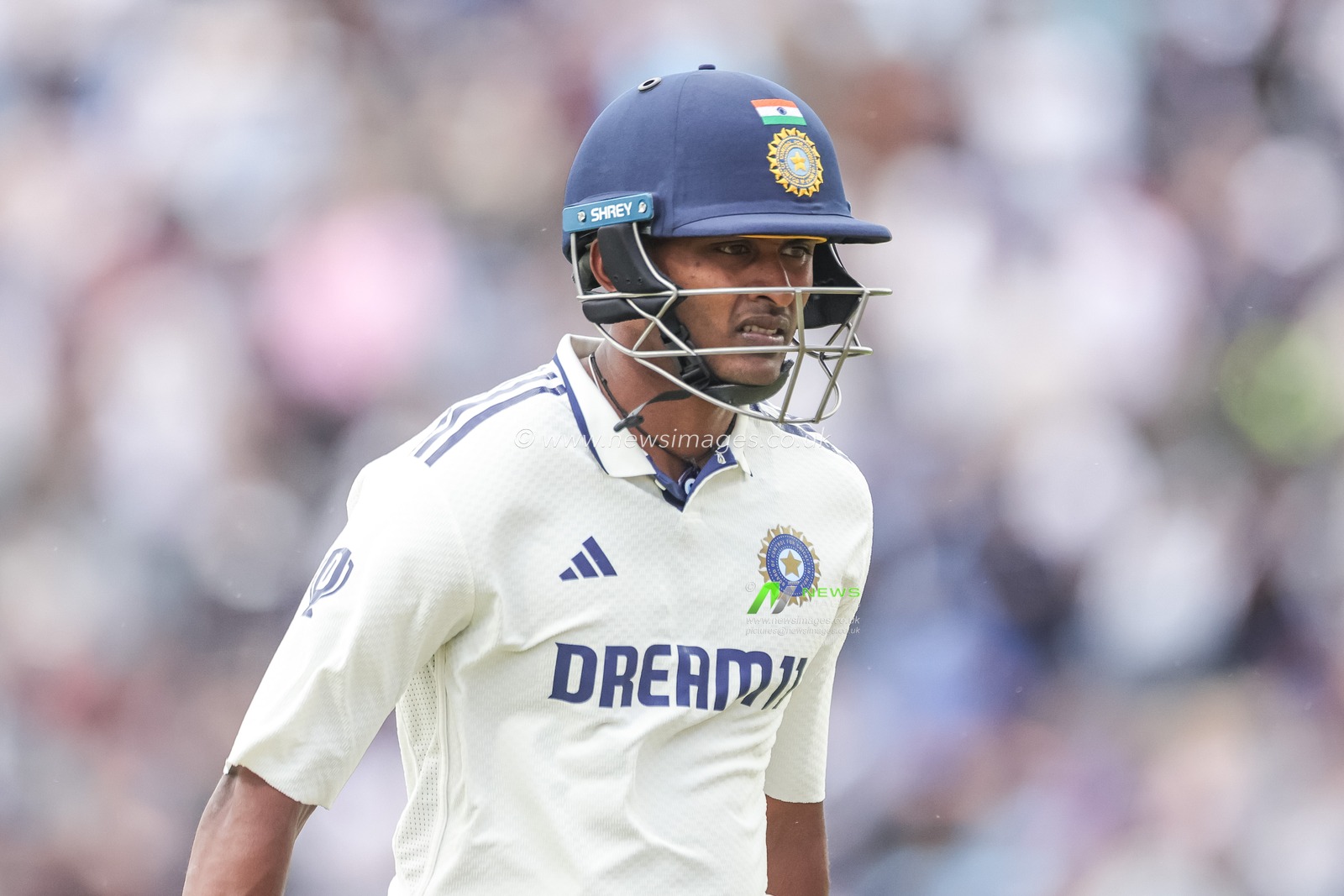 A dejected Sai Sudharsan of India leaves the field of play after been dismissed during the 1st Rothesay Test Match, Day 3 England vs India at Headingley Cricket Ground, Leeds, United Kingdom, 22nd June 2025

(Photo by Mark Cosgrove/News Images)