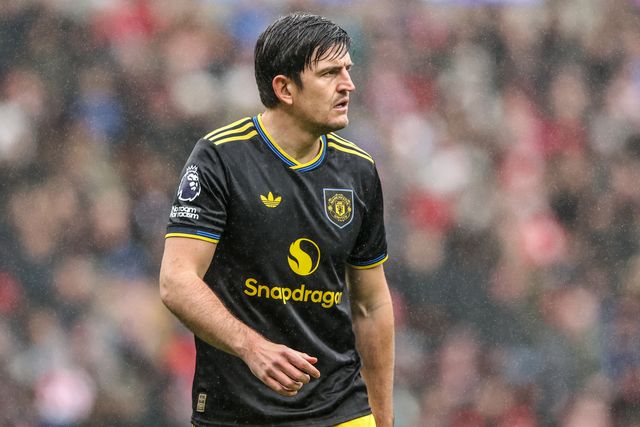 Harry Maguire of Manchester United during the Premier League match Sunderland vs Manchester United at Stadium Of Light, Sunderland, United Kingdom on 09 May 2026

(Photo by Alfie Cosgrove/News Images)