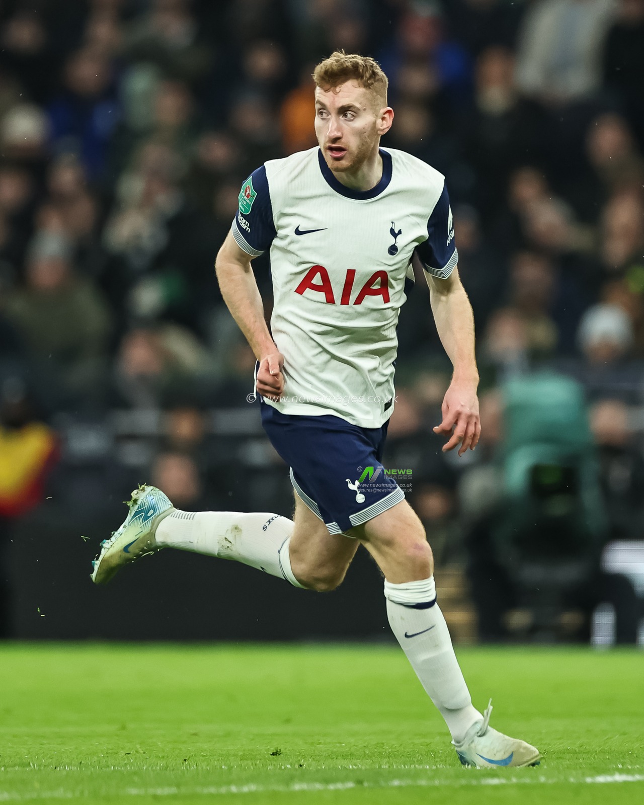 Dejan Kulusevski of Tottenham Hotspur during the Carabao Cup Semi-Finals First Leg Tottenham Hotspur vs Liverpool at Tottenham Hotspur Stadium, London, United Kingdom, 8th January 2025

(Photo by Mark Cosgrove/News Images)