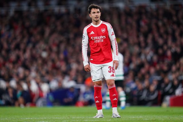 Martin Zubimendi of Arsenal during the UEFA Champions League Quarter Finals match Arsenal vs Sporting CP at Arsenal stadium, London, United Kingdom on 15 April 2026

(Photo by Harvey Murphy/News Images)