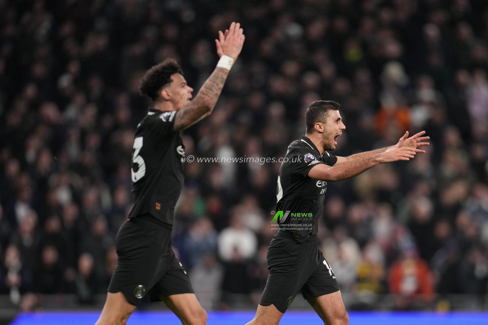 Rodri of Manchester City during the Premier League match Tottenham Hotspur vs Manchester City at Tottenham Hotspur Stadium, London, United Kingdom, 1st February 2026

(Photo by Harvey Murphy/News Images)