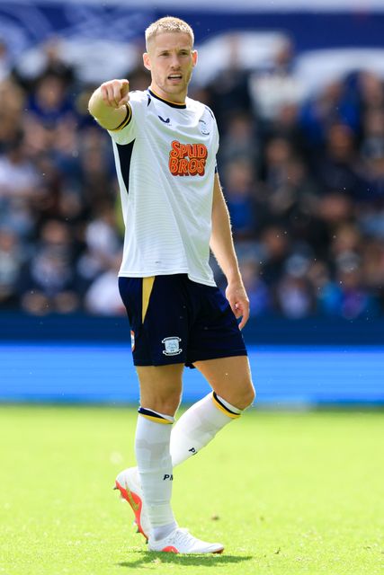 Liam Lindsay of Preston North End during the Sky Bet Championship match Preston North End vs Blackburn Rovers at Deepdale, Preston, United Kingdom on 05 September 2026

(Photo by Jorge Horsted/News Images)