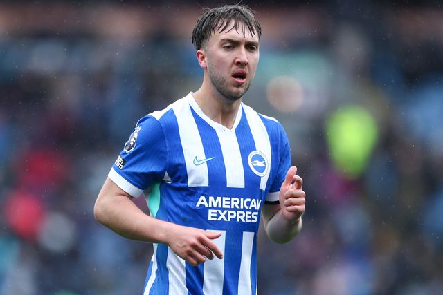 Mats Wieffer of Brighton & Hove Albion during the Premier League match Burnley vs Brighton & Hove Albion at Turf Moor, Burnley, United Kingdom on 11 April 2026

(Photo by Jorge Horsted/News Images)
