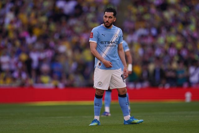 Rayan Cherki of Manchester City during the Emirates FA Cup Semi-Final match Manchester City vs Southampton at Wembley Stadium, London, United Kingdom on 25 April 2026

(Photo by Harvey Murphy/News Images)