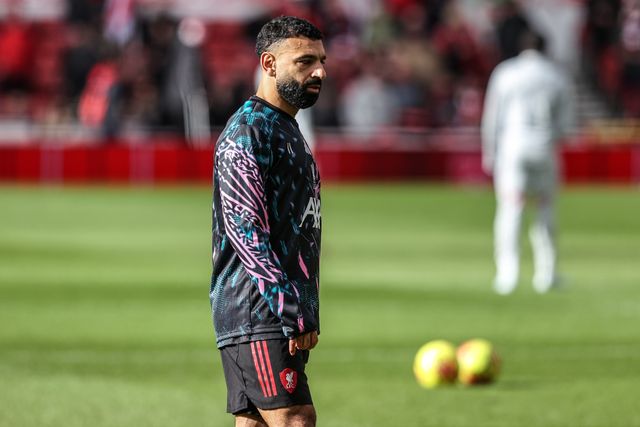 Mohamed Salah of Liverpool in the pregame warmup session during the Premier League match Nottingham Forest vs Liverpool at City Ground, Nottingham, United Kingdom on 22 February 2026

(Photo by Alfie Cosgrove/News Images)