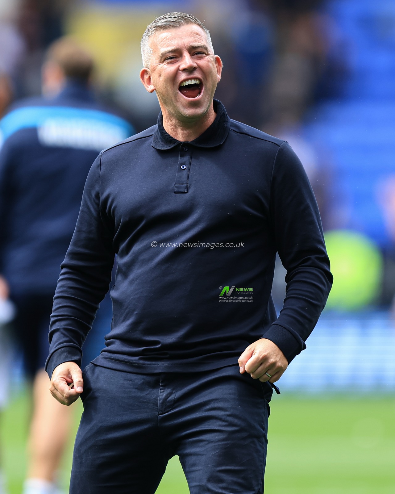 Steven Schumacher manager of Bolton Wanderers celebrates 2-1 win after the Sky Bet Championship match Bolton Wanderers vs Preston North End at Toughsheet Community Stadium, Bolton, United Kingdom on 15 August 2026

(Photo by Jorge Horsted/News Images)