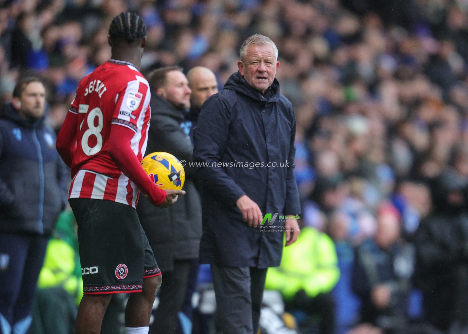 Chris Wilder manager of Sheffield United during the Sky Bet Championship match Sheffield Wednesday vs Sheffield United at Hillsborough, Sheffield, United Kingdom, 23rd November 2025

(Photo by Richard Bierton/News Images)

*** GER AUT SUI OUT ***