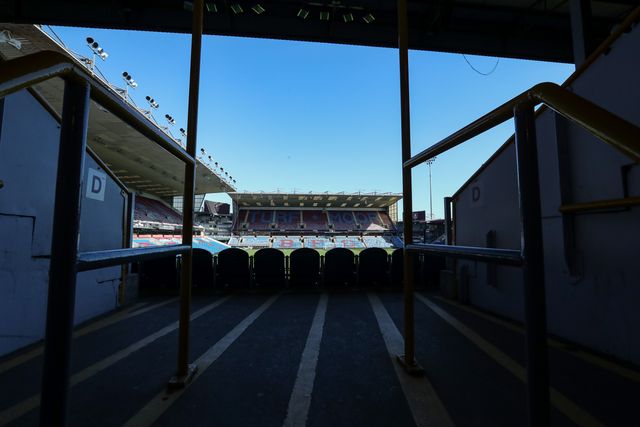 General view of Turf Moor ahead of the Premier League match Burnley vs Manchester City at Turf Moor, Burnley, United Kingdom on 22 April 2026

(Photo by Jorge Horsted/News Images)