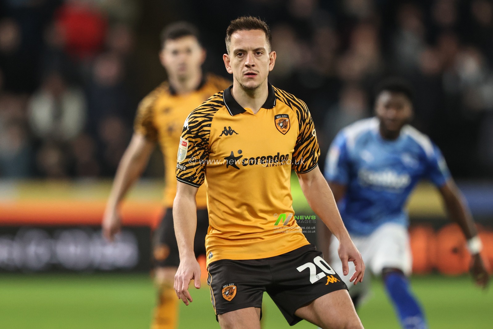 Amir Hadziahmetovic of Hull City during the Sky Bet Championship match Hull City vs Derby County at MKM Stadium, Hull, United Kingdom on 24 February 2026

(Photo by Alfie Cosgrove/News Images)