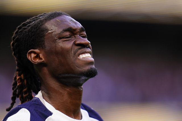 Yves Bissouma of Tottenham Hotspur during the Premier League match Tottenham Hotspur vs Brighton & Hove Albion at Tottenham Hotspur Stadium, London, United Kingdom on 18 April 2026

(Photo by Harvey Murphy/News Images)