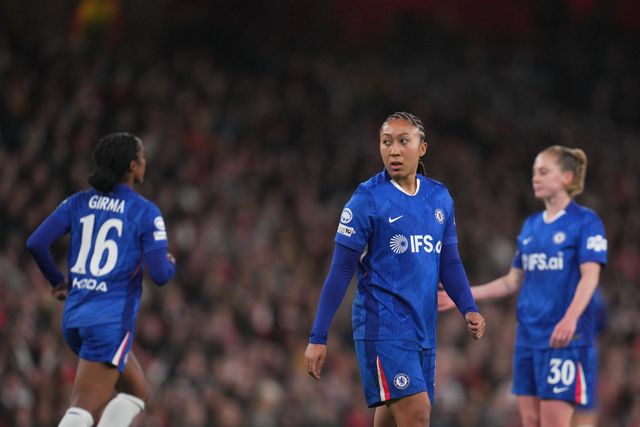 Lauren James of Chelsea during the UEFA Women's Champions League Quarter-finals match Arsenal vs Chelsea at Arsenal Stadium, London, United Kingdom on 24 March 2026

(Photo by Harvey Murphy/News Images)