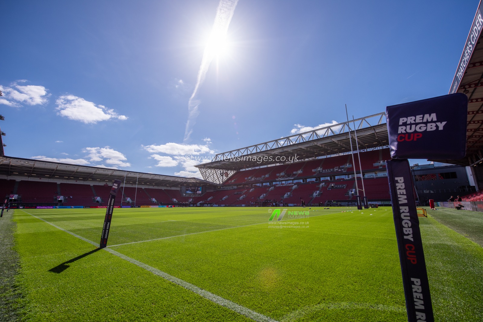 General view of Ashton Gate Stadium during the Prem Rugby Cup match Bristol Bears vs Gloucester at Ashton Gate, Bristol, United Kingdom on 05 September 2026

(Photo by Alex Williamson/News Images)