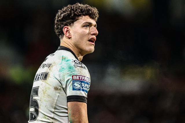 Lewis Martin of Hull FC during the Betfred Super League round 1 match Hull FC vs Bradford Bulls at MKM Stadium, Hull, United Kingdom on 14 February 2026

(Photo by Alfie Cosgrove/News Images)