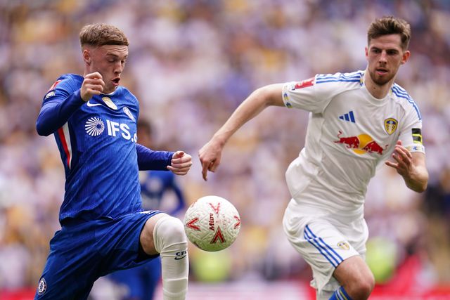 Cole Palmer of Chelsea with the ball during the Emirates FA Cup Semi-Final match Chelsea vs Leeds United at Wembley Stadium, London, United Kingdom on 26 April 2026

(Photo by Harvey Murphy/News Images)