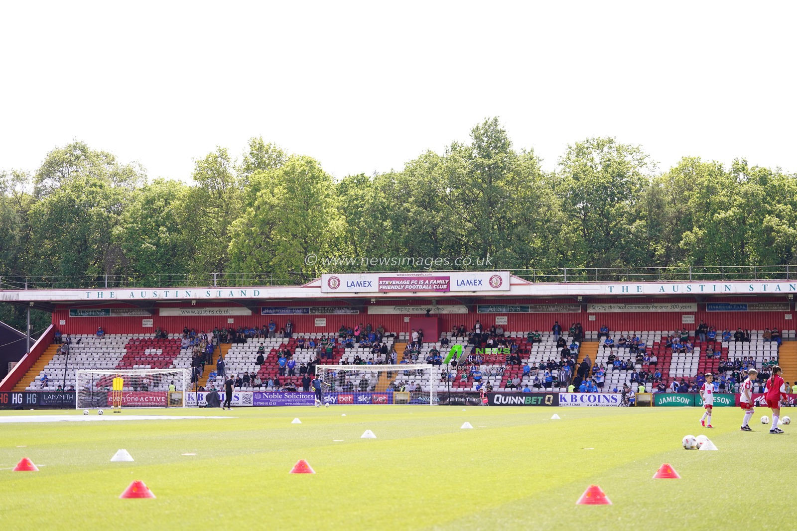 General view of The Lamex Stadium ahead of the Sky Bet League One Playoffs Semi-Final match Stevenage vs Stockport County at Lamex Stadium, Stevenage, United Kingdom on 09 May 2026

(Photo by Harvey Murphy/News Images)