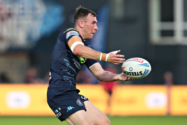Harry Smith of Wigan Warriors during the Betfred Super League round 15 match Wakefield Trinity vs Wigan Warriors at DIY Kitchens Stadium, Wakefield, United Kingdom, 20th June 2025

(Photo by Sam Eaden/News Images)