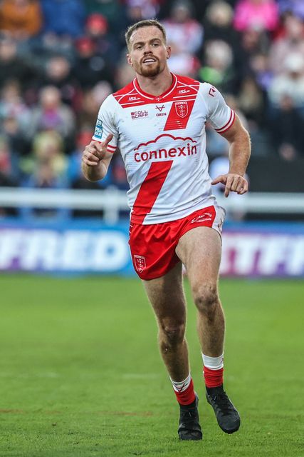 Joe Burgess of Hull KR during the Betfred Super League Semi Final 2 match Hull KR vs St Helens at Sewell Group Craven Park, Kingston upon Hull, United Kingdom, 3rd October 2025

(Photo by Alfie Cosgrove/News Images)