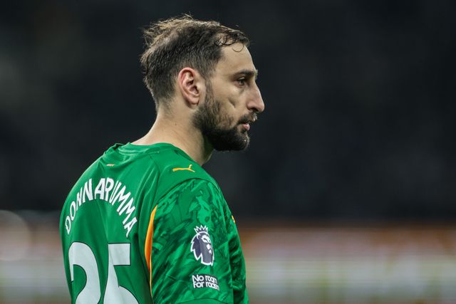 Manchester City goalkeeper Gianluigi Donnarumma during the Premier League match Manchester City vs Nottingham Forest at Etihad Stadium, Manchester, United Kingdom on 04 March 2026

(Photo by Mark Cosgrove/News Images)
