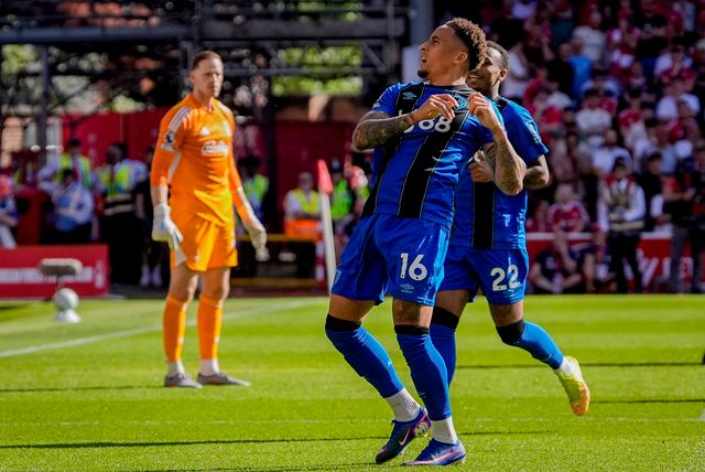 Marcus Tavernier of Bournemouth celebrates his goal to make it  1-1 during the Premier League match Nottingham Forest vs Bournemouth at City Ground, Nottingham, United Kingdom on 24 May 2026

(Photo by Maynard Manyowa/News Images)