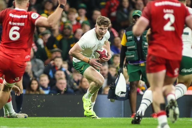 Ethan Hooker of South Africa during the Quilter Nations Series 2025 match Wales vs South Africa at Principality Stadium, Cardiff, United Kingdom, 29th November 2025

(Photo by Andrew Lewis/News Images)

*** GER AUT SUI OUT ***