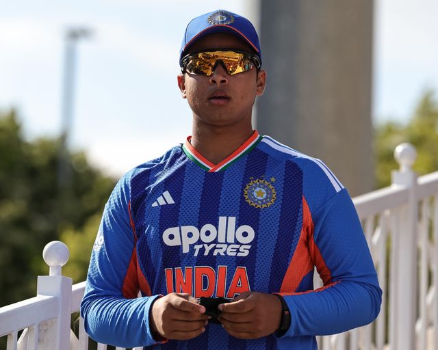 Vaibhav Sooryavanshi of India during the Third Vitality T20 International match England vs India at Trent Bridge, Nottingham, United Kingdom on 07 July 2026

(Photo by Mark Cosgrove/News Images)
