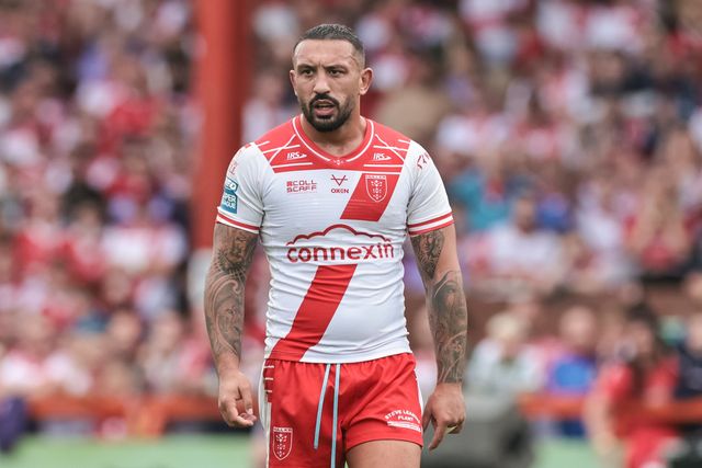 Elliot Minchella of Hull KR during the Betfred Super League Round 25 match Hull KR vs Hull FC at Sewell Group Craven Park, Kingston upon Hull, United Kingdom, 7th September 2025

(Photo by Mark Cosgrove/News Images)