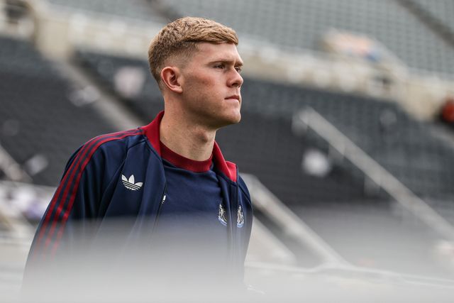Lewis Hall of Newcastle United arrives during the Premier League match Newcastle Untied vs West Ham United at St. James's Park, Newcastle, United Kingdom on 17 May 2026

(Photo by Alfie Cosgrove/News Images)