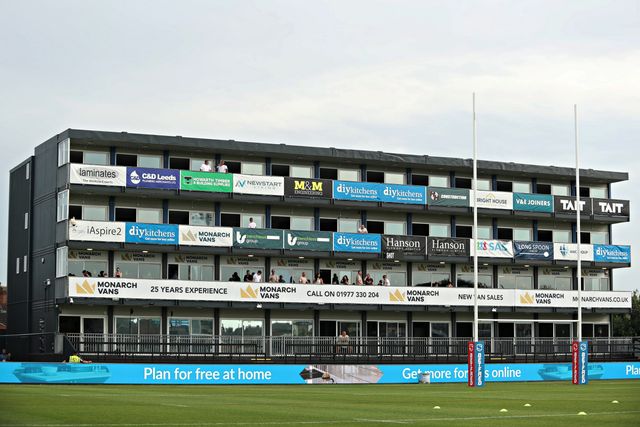 A general view of the DIY Kitchens Stadium before the Betfred Super League round 15 match Wakefield Trinity vs Wigan Warriors at DIY Kitchens Stadium, Wakefield, United Kingdom, 20th June 2025

(Photo by Sam Eaden/News Images)