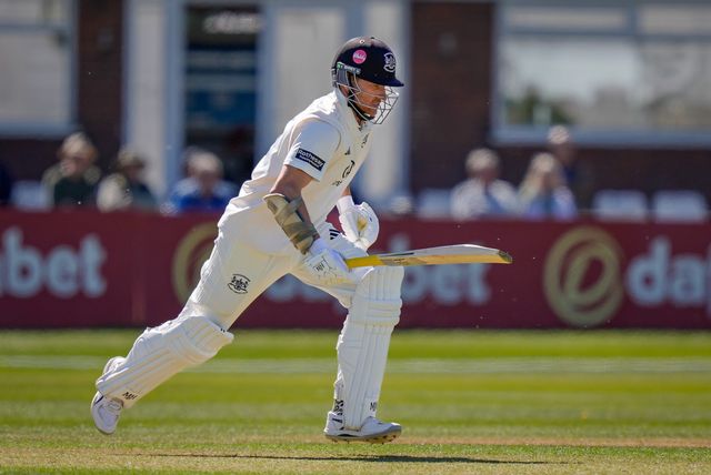 James Bracey during the County Championship Division Two Derbyshire vs Gloucestershire at The Central Co-Op County Ground, Derby, United Kingdom on 24 April 2026

(Photo by Maynard Manyowa/News Images)