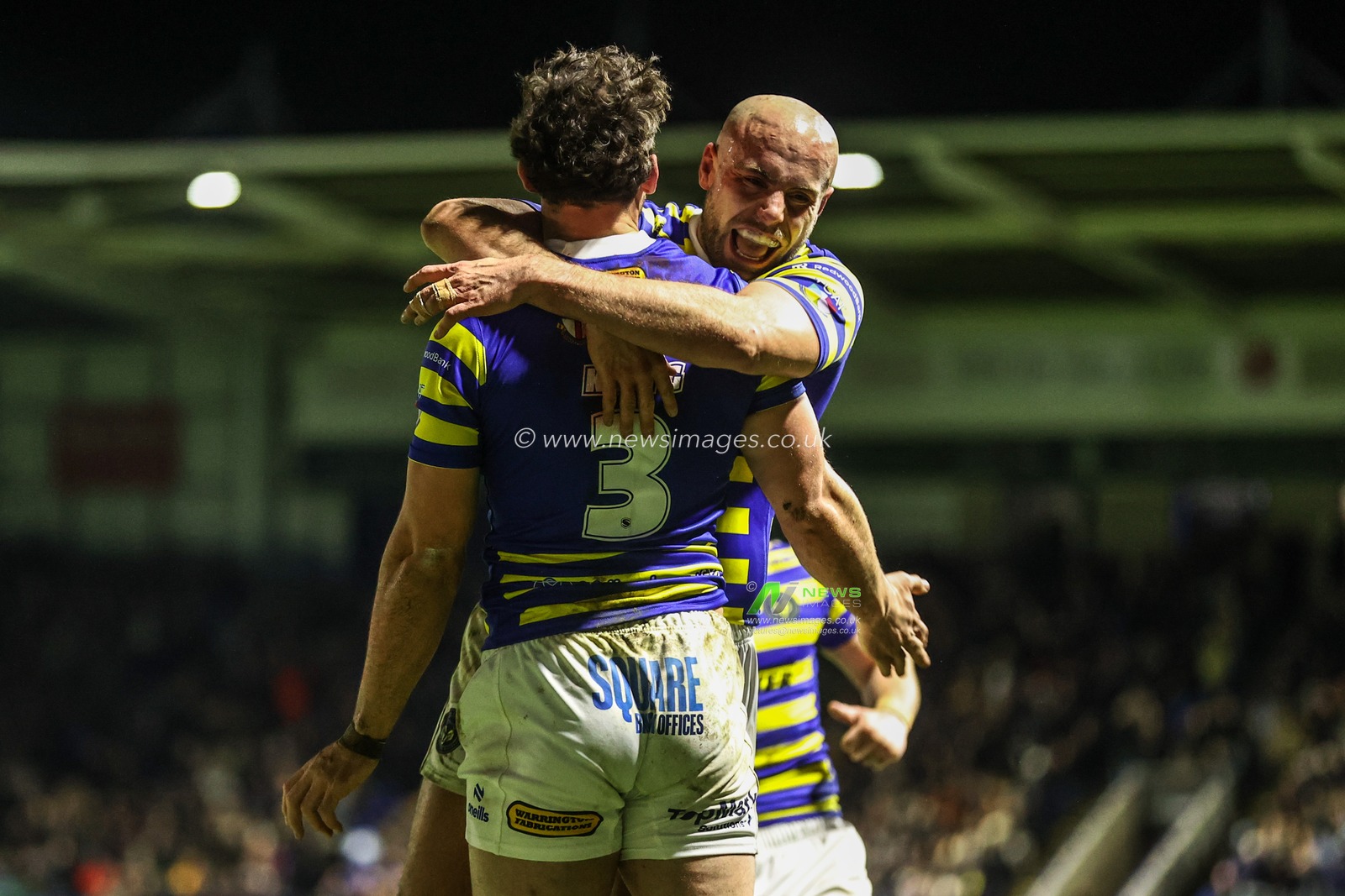 Toby King of Warrington Wolves goes over for a try during the Betfred Super League Round 1 match Warrington Wolves vs St Helens at The Halliwell Jones Stadium, Warrington, United Kingdom on 13 February 2026

(Photo by Alfie Cosgrove/News Images)