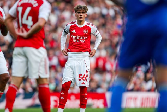 Max Robert Dowman of Arsenal looks on during the Premier League match Arsenal vs Leeds United at Emirates Stadium, London, United Kingdom, 23rd August 2025

(Photo by Izzy Poles/News Images)