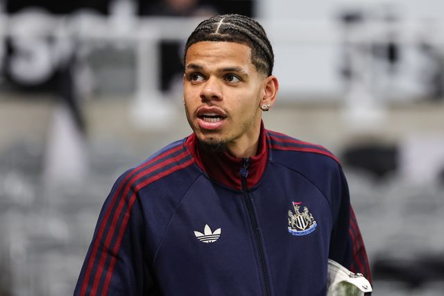 William Osula of Newcastle Untied arrives during the Emirates FA Cup 5th Round  match Newcastle Untied vs Manchester City at St. James's Park, Newcastle, United Kingdom on 07 March 2026

(Photo by Mark Cosgrove/News Images)