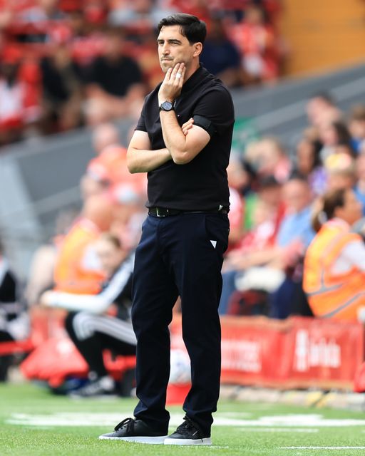 Liverpool manager Andoni Iraola during the pre-season friendly match Liverpool vs Monaco at Anfield, Liverpool, United Kingdom on 09 August 2026

(Photo by Jorge Horsted/News Images)