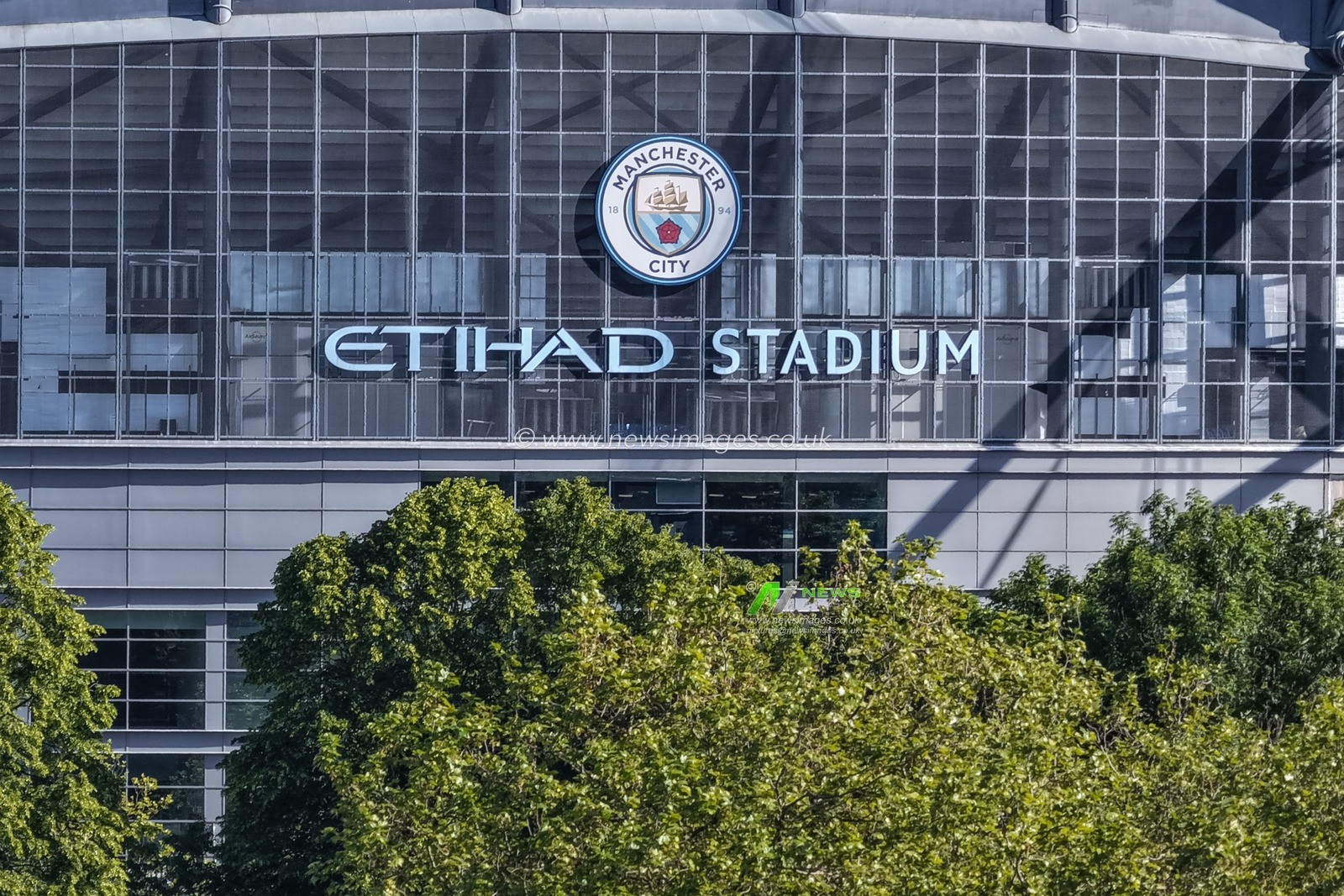 An aerial view op the Etihad Stadium during the Premier League match Manchester City vs Aston Villa at Etihad Stadium, Manchester, United Kingdom on 24 May 2026

(Photo by Mark Cosgrove/News Images)