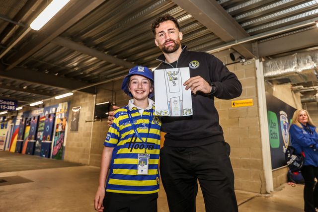 Toby King of Warrington Wolves arrives during the Betfred Super League round 5 match Warrington Wolves vs Castleford Tigers at The Halliwell Jones Stadium, Warrington, United Kingdom on 21 March 2026

(Photo by Alfie Cosgrove/News Images)