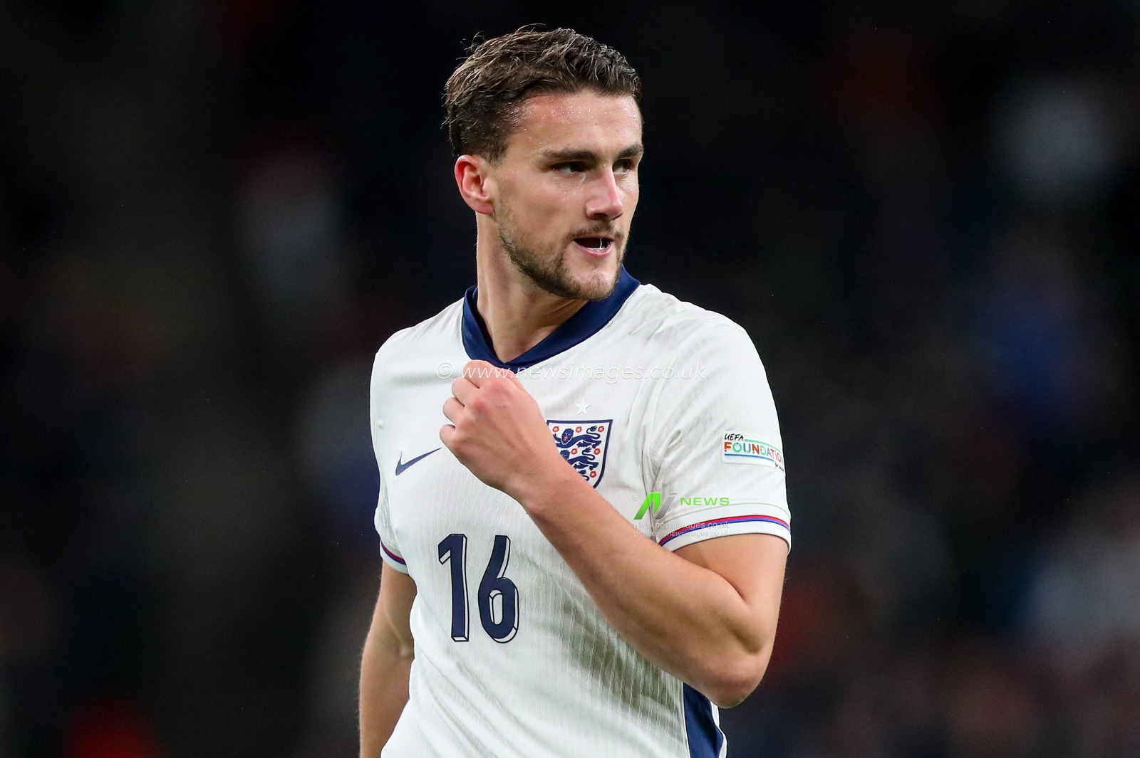 Taylor Harwood-Bellis of England during the UEFA Nations League, League B - Group 2 match England vs Republic of Ireland at Wembley Stadium, London, United Kingdom, 17th November 2024

(Photo by Gareth Evans/News Images)