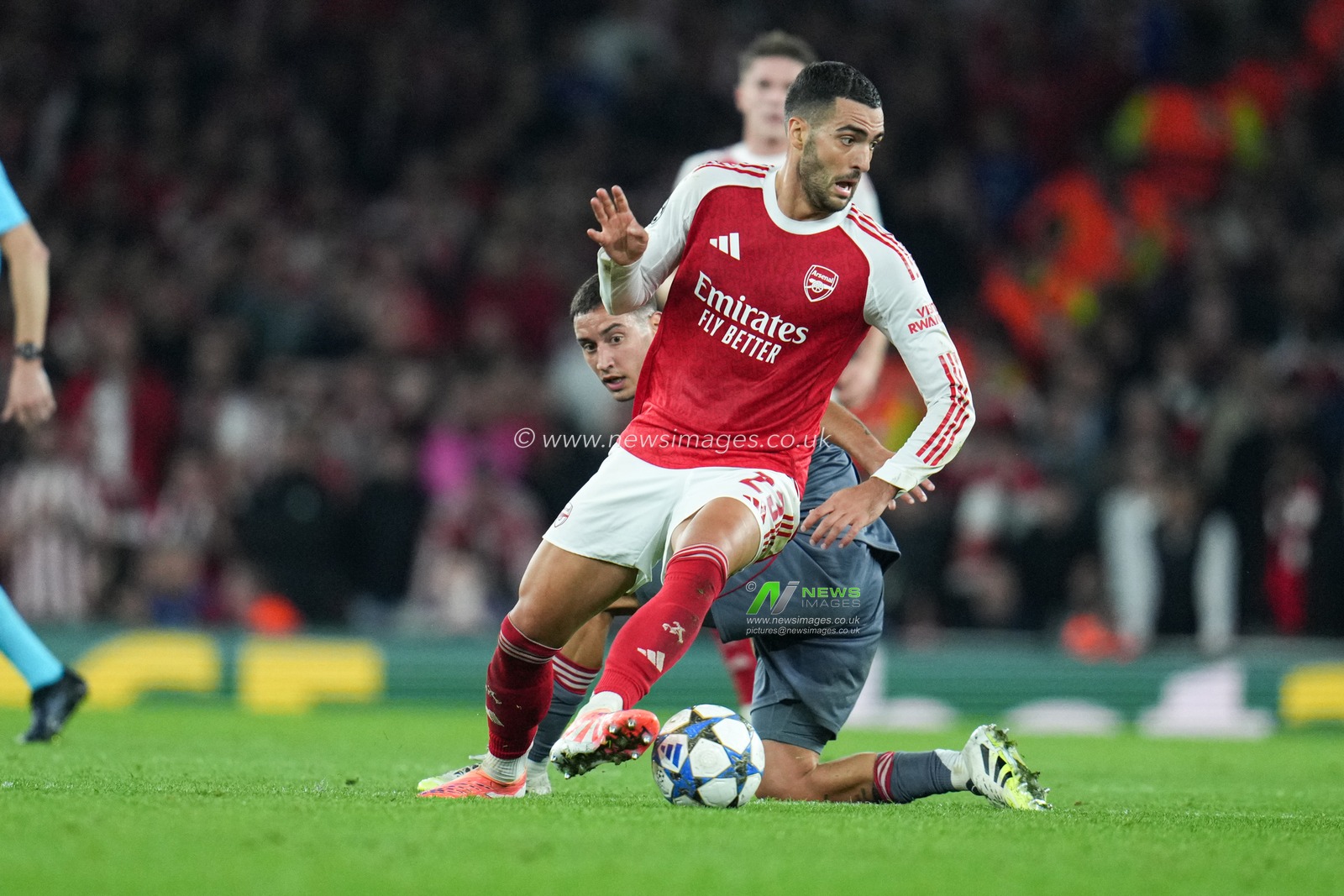 Mikel Merino of Arsenal during the UEFA Champions League match Arsenal vs Olympiakos FC at Emirates Stadium, London, United Kingdom, 1st October 2025

(Photo by Harvey Murphy/News Images)