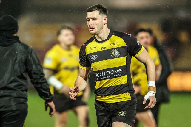 Sam Wood of York Knights in the pre-game warm up during the Betfred Super League Round 1 match York Knights vs Hull KR at LNER Community Stadium, Lincoln, United Kingdom on 12 February 2026

(Photo by Alfie Cosgrove/News Images)