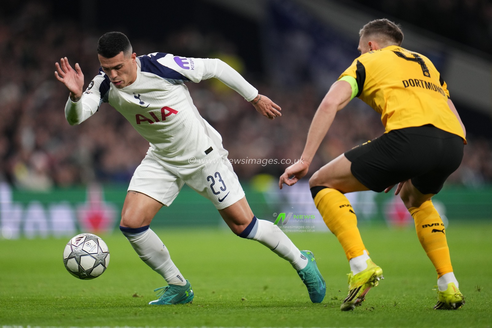 during the UEFA Champions league Matchday 7 of 8 Tottenham Hotspur vs Borussia Dortmund at Tottenham Hotspur Stadium, London, United Kingdom, 20th January 2026

(Photo by Harvey Murphy/News Images)