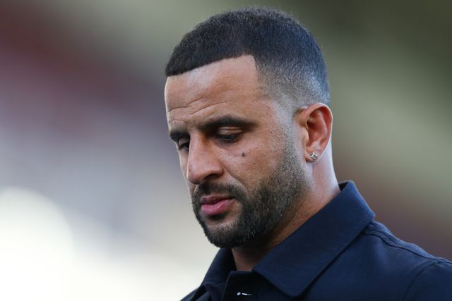 Kyle Walker of Burnley arrives ahead of the Premier League match Burnley vs Manchester City at Turf Moor, Burnley, United Kingdom on 22 April 2026

(Photo by Jorge Horsted/News Images)
