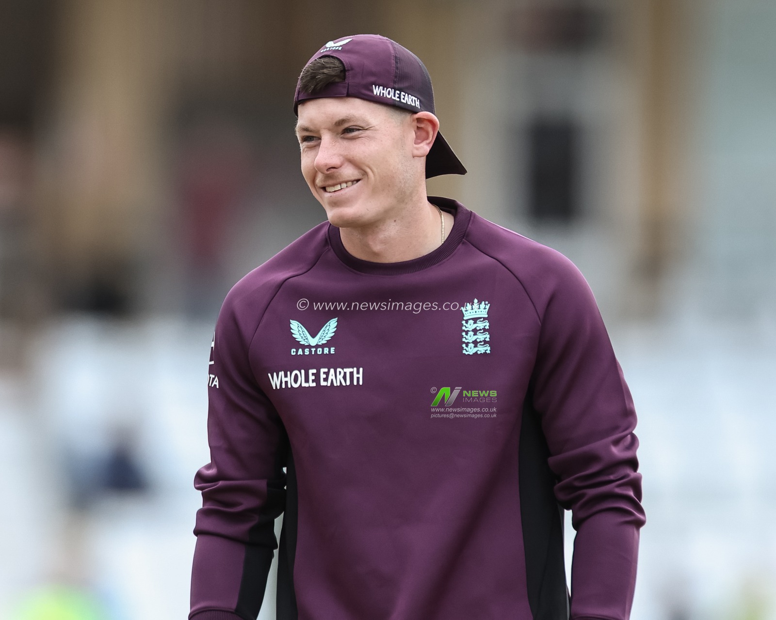 Matthew Potts of England in the pre-game warm up session during the Rothesay Test Match Day 1 England vs Zimbabwe at Trent Bridge, Nottingham, United Kingdom, 22nd May 2025

(Photo by Mark Cosgrove/News Images)